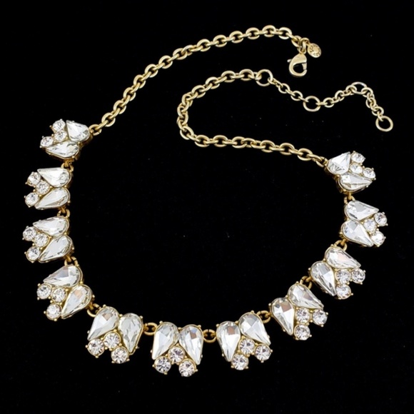 J. Crew Statement Necklace Rhinestones - Picture 5 of 8